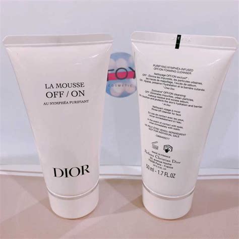 dior mousse off on|LA MOUSSE OFF/ON FOAMING CLEANSER .